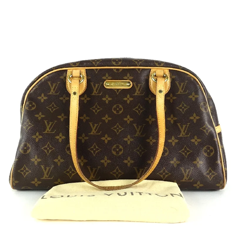 Louis Vuitton bags with a front - zip pocket for small items like keysMontorgueil GM Monogram Canvas Bag