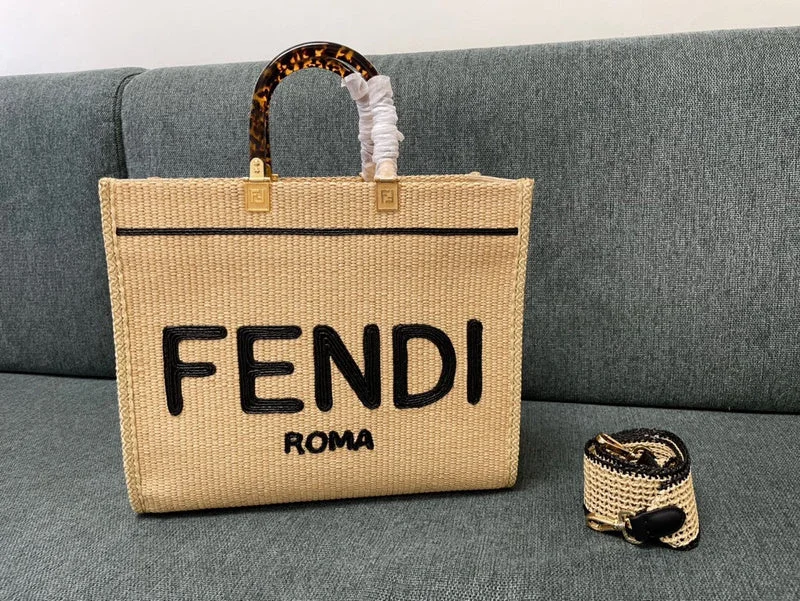 Ladies Fendi Peekaboo bags with a textured leather surface for a more tactile and luxurious feelWF - Fendi Bags - 926