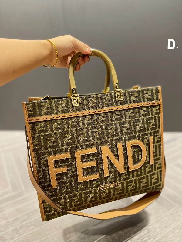 Ladies Fendi Sunshine Shopper bags in a pastel shade like mint for a soft and delicate appearanceNew Lux Bags Fendi 273