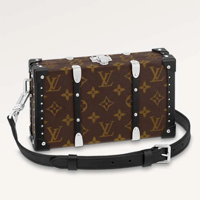 Louis Vuitton Alma bags with a detachable shoulder strap for versatilityLouis Vuitton LV Unisex Neo Wallet Trunk Black Brown Monogram Coated Canvas