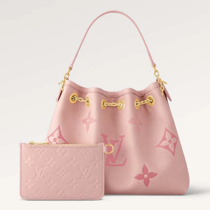 Louis Vuitton bags with a zip - around closure for enhanced securityLouis Vuitton LV Women Summer Bundle Dégradé Rose Pink Embossed Supple Cowhide Leather