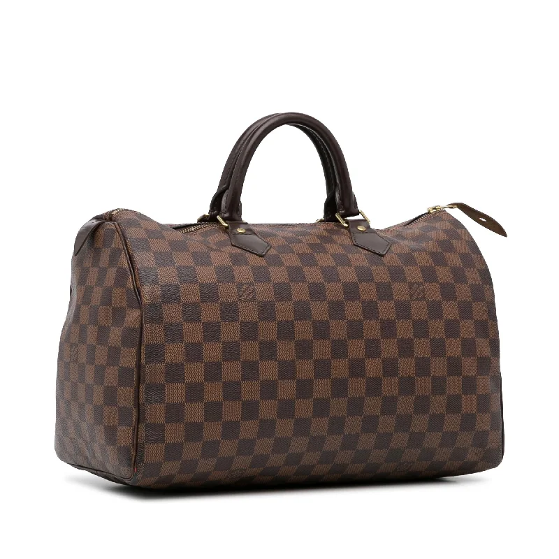 Louis Vuitton Neverfull bags with large capacity for everyday essentialsLouis Vuitton Damier Ebene Speedy 35 (7aw1WY)