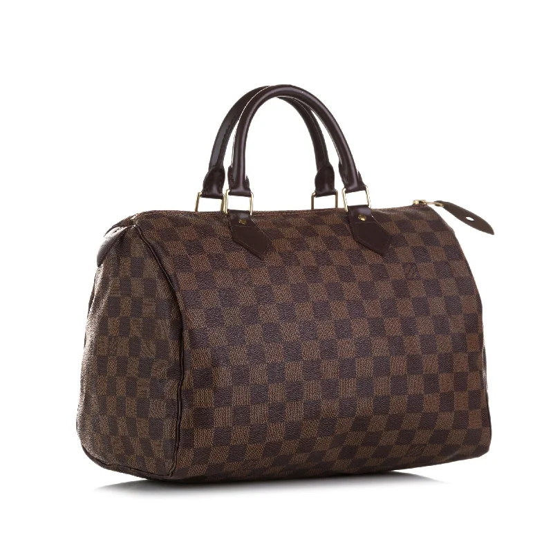 Louis Vuitton bags with a zip - around closure for enhanced securityLouis Vuitton Damier Ebene Speedy 30 (uaP7fW)