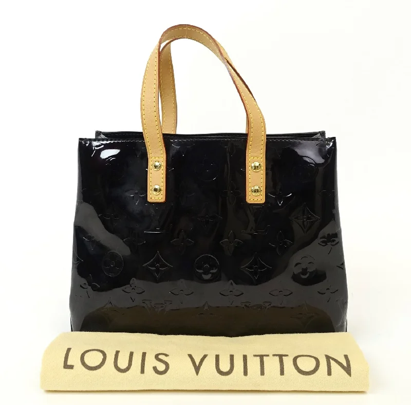 Ladies Louis Vuitton Petite Malle bags with a star - shaped charm for cutenessReade PM Monogram Vernis Leather Handbag