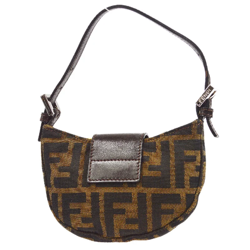 Fendi crossbody bags with a detachable fanny pack strap for a trendy and practical optionFendi 1990s Zucca Handbag Micro Brown