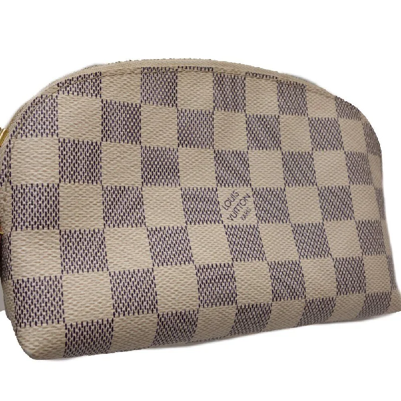 Louis Vuitton Alma bags with a monogram - embossed leather surfaceLouis Vuitton Damier Azur Pochette