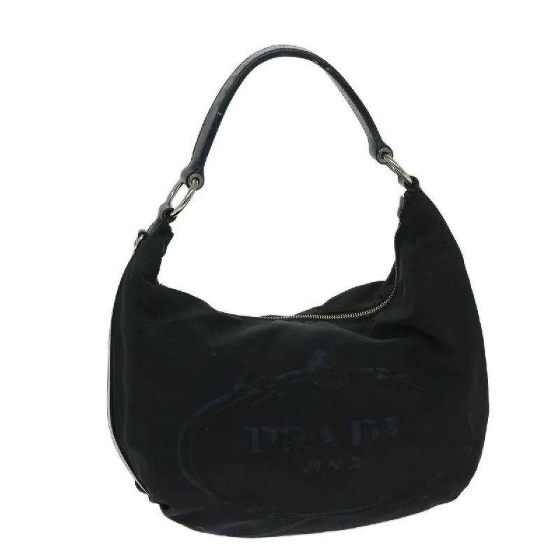 Ladies Prada Re - Edizione 2005 bags in a pastel color for a soft lookPRADA Shoulder Bag Nylon Black Auth am5930