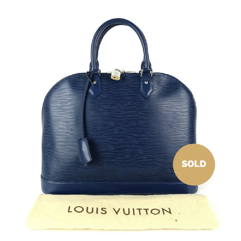 Louis Vuitton bags with a zippered interior pocket for better organizationAlma GM Epi Leather Handbag