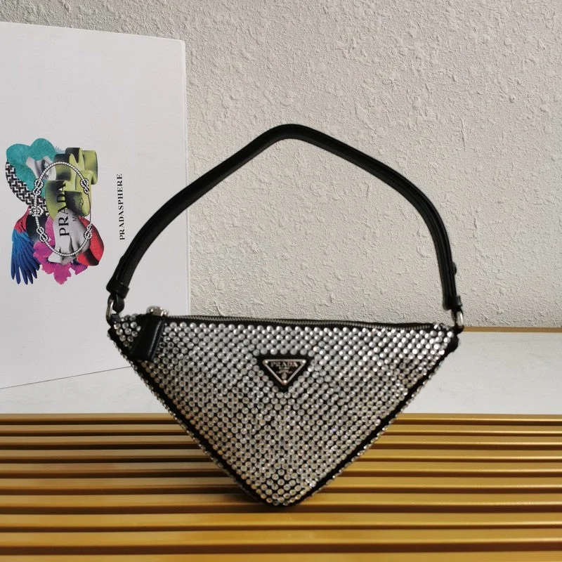 Prada Cleo bags with a crystal - embellished logo for added luxuryWhimsy Finds - Prada Bags - 460