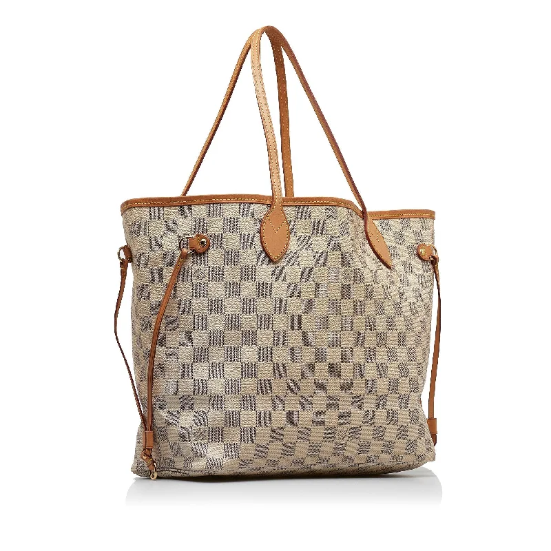 Louis Vuitton Alma bags with a detachable shoulder strap for versatilityLOUIS VUITTON Damier Azur Neverfull MM Tote Bag