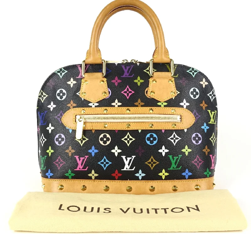 Louis Vuitton backpacks with a hidden back pocket for securityAlma Multicolor Monogram Canvas Handbag