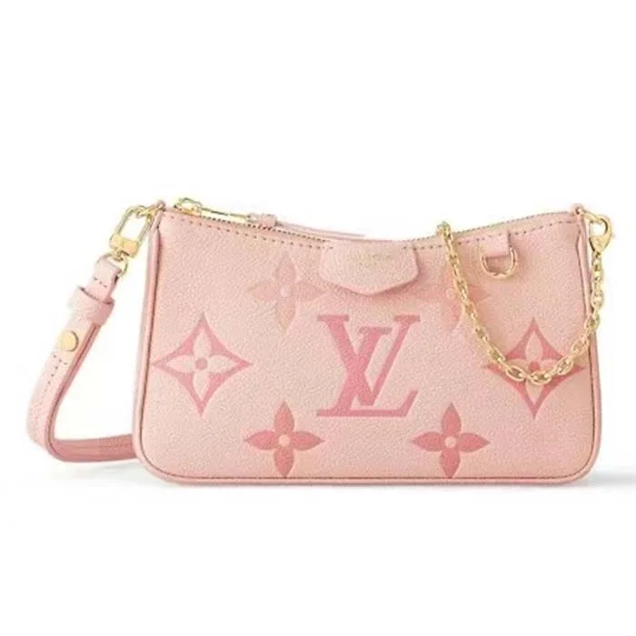 Louis Vuitton Capucines bags with smooth calfskin leather for luxuryLouis Vuitton LV Women Easy Pouch Pink Monogram Empreinte Embossed Supple Grained Cowhide