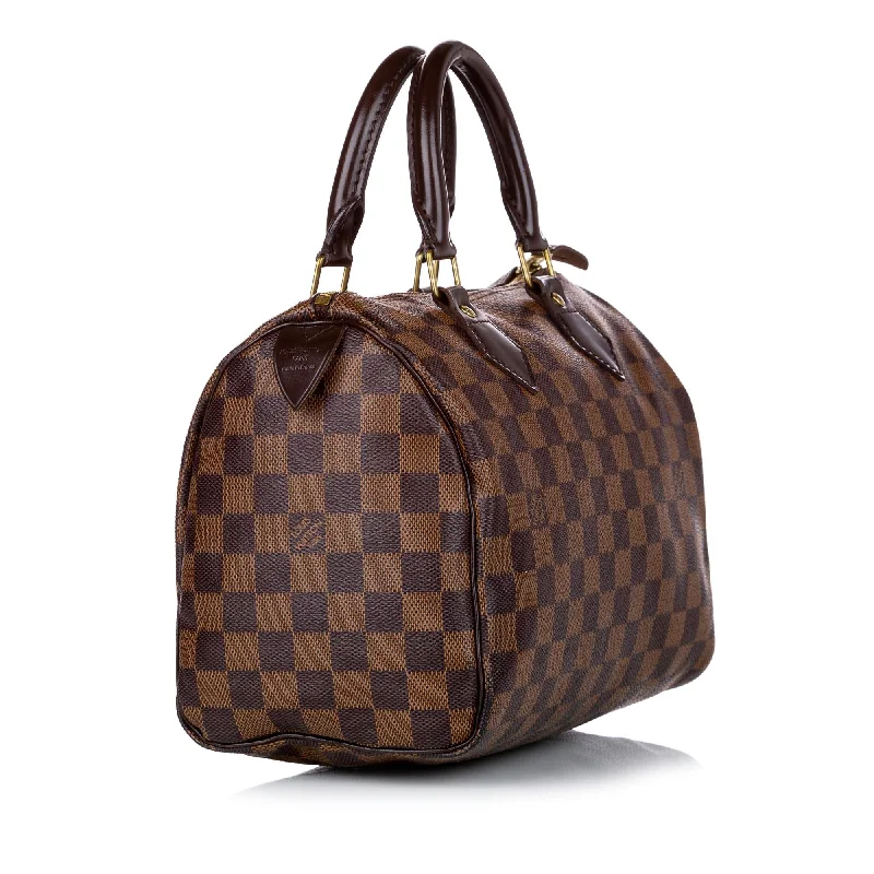 Louis Vuitton Alma bags with a monogram - embossed leather surfaceLouis Vuitton Damier Ebene Speedy 25 (28458)