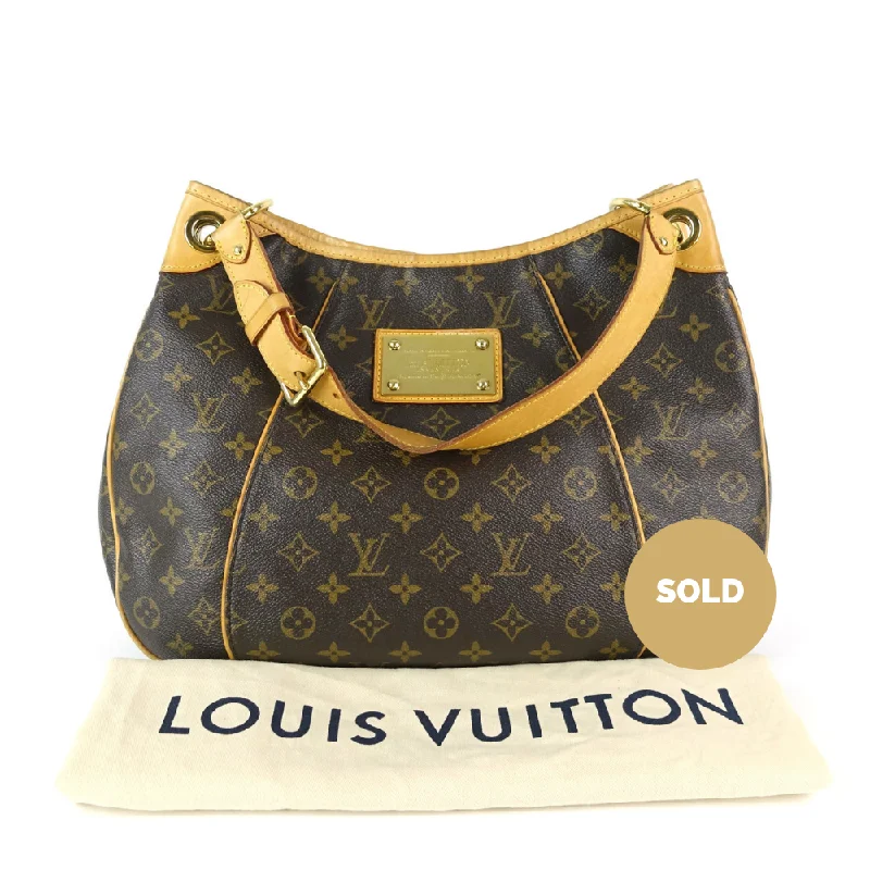 Louis Vuitton bags with a zip - around closure for enhanced securityGalliera PM Monogram Canvas Shoulder Bag