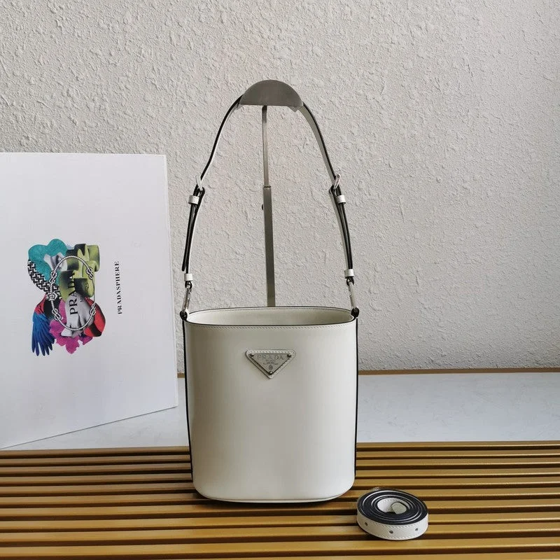 Prada handbags with a metal - framed clasp for durability and styleWhimsy Finds - Prada Bags - 396