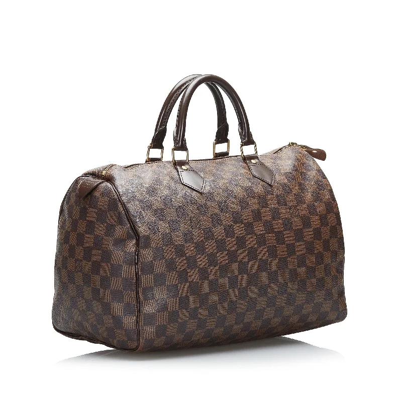 Louis Vuitton Capucines bags with smooth calfskin leather for luxuryLouis Vuitton Damier Ebene Speedy 35 (Vmi4oA)