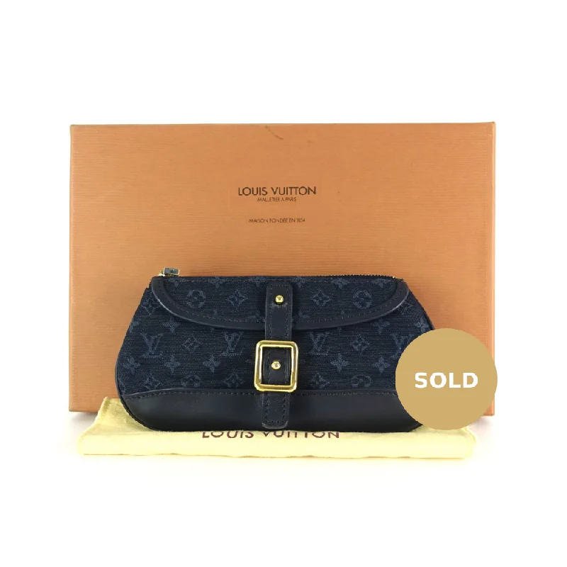 Louis Vuitton Alma bags with a detachable shoulder strap for versatilityAnne Sophie Mini Lin Canvas Clutch Bag