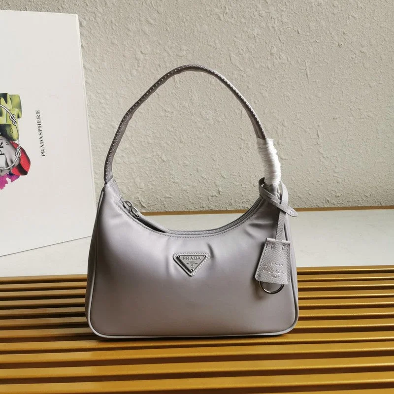 Prada bags with a zip - top closure and multiple interior pockets for organizationWhimsy Finds - Prada Bags - 416