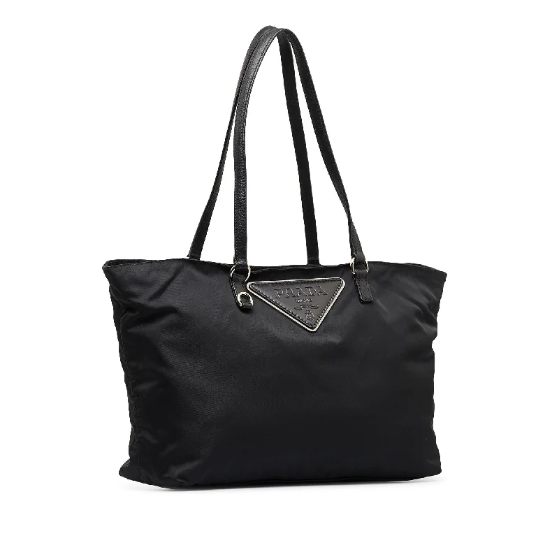 Ladies Prada shoulder bags with a magnetic - closure flap for easy opening and closingPrada Tessuto Tote Bag (SHG-YdIPY5)