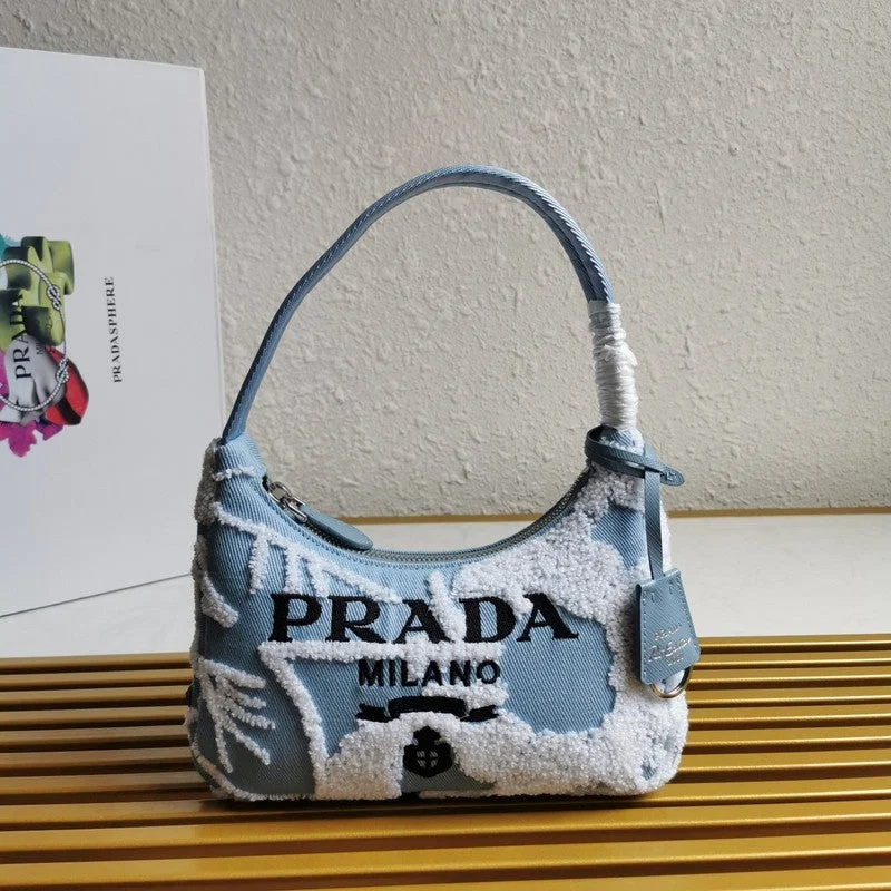 Ladies Prada shoulder bags with a single - handle design for simplicityWhimsy Finds - Prada Bags - 423