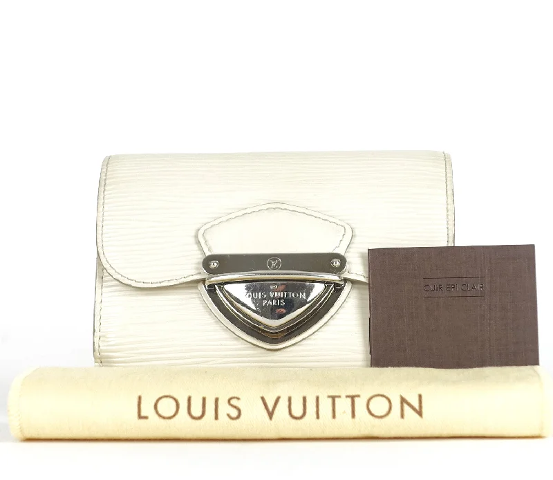 Louis Vuitton handbags with a metal - framed clasp for durabilityJoey Trifold Epi Leather Wallet