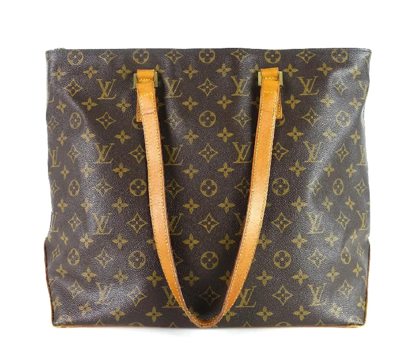 Louis Vuitton bags with a detachable mobile phone holder for convenienceCabas Mezzo Monogram Canvas Tote Bag