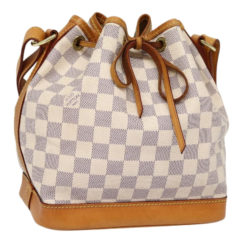 Louis Vuitton Alma bags with a detachable shoulder strap for versatilityLOUIS VUITTON Damier Azur Noe BB Shoulder Bag N41220 LV Auth 88438