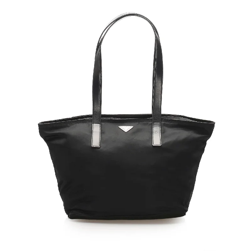 Ladies Prada shoulder bags with a wide - width strap for enhanced comfortPrada Tessuto Tote Bag (SHG-10409)