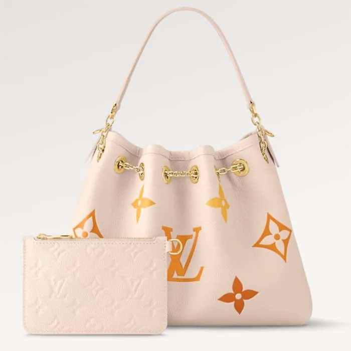 Louis Vuitton backpacks with a sleek, minimalist design for styleLouis Vuitton LV Women Summer Bundle Dégradé Neutral Embossed Supple Cowhide Leather