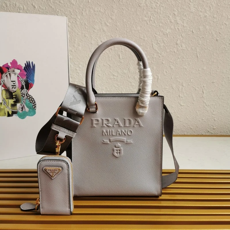 Ladies Prada Galleria bags with gold - toned hardware for a luxurious touchWhimsy Finds - Prada Bags - 437