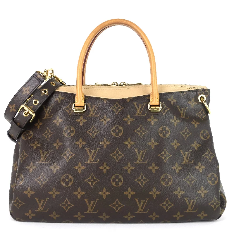 Ladies Louis Vuitton shoulder bags with a single - handle silhouettePallas Monogram Canvas Shoulder Bag