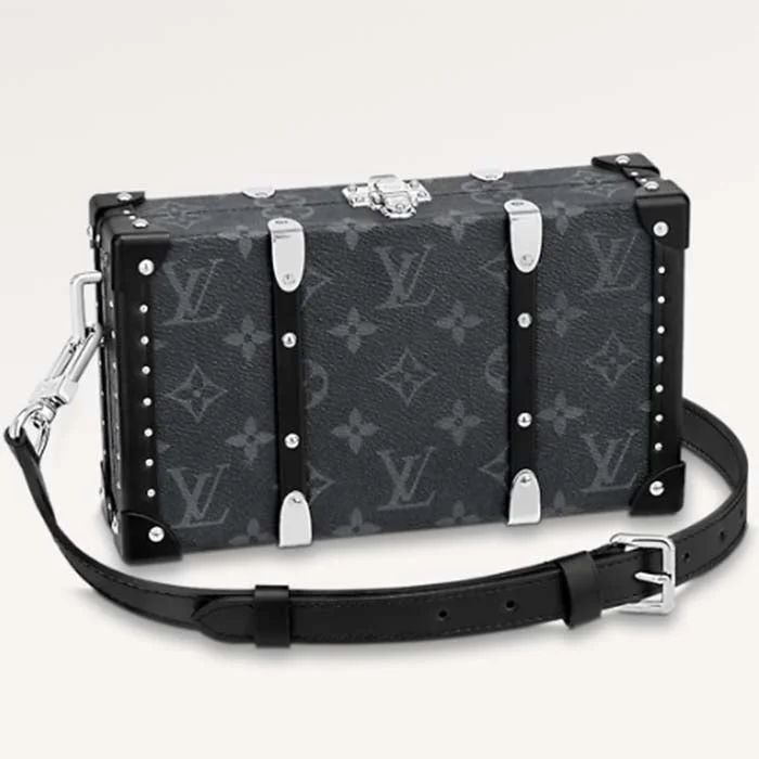 Louis Vuitton Twist bags with the iconic LV - turnlock closureLouis Vuitton LV Unisex Neo Wallet Trunk Black Monogram Eclipse Coated Canvas