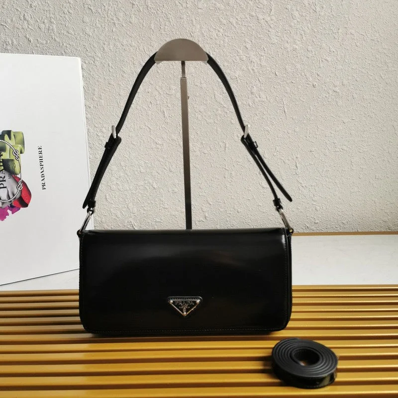 Prada bags with a zip - top closure and multiple interior pockets for organizationWhimsy Finds - Prada Bags - 457