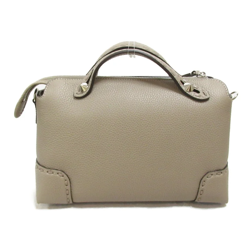 Fendi crossbody bags with a convertible strap that can be worn multiple waysFendi Fendi 2w Shoulder Bag 2way Shoulder Bag Leather  Beige 8BL146ARBBF04Y9