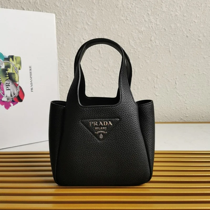 Prada bags with a chain - link trim and a leather body for a modern and stylish edgeWhimsy Finds - Prada Bags - 442