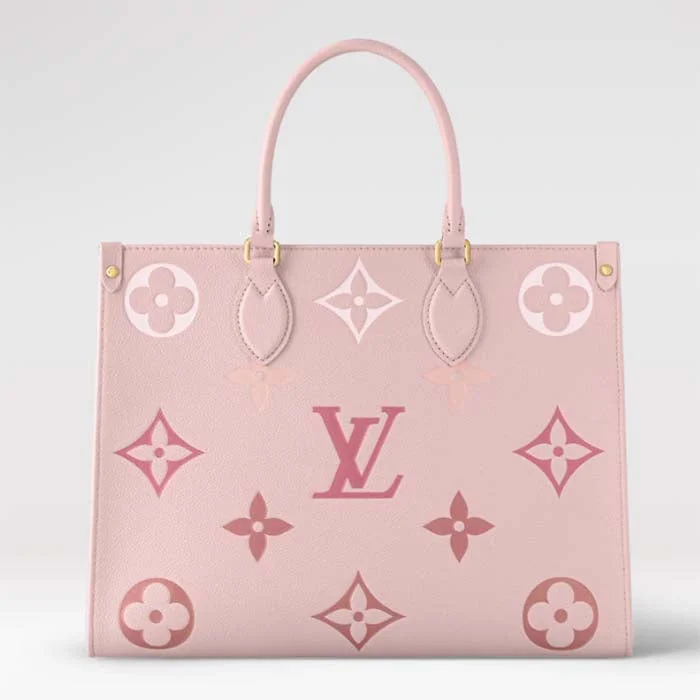 Small - sized Louis Vuitton Pochette Metis bags for a compact carryLouis Vuitton LV Women OnTheGo MM Gradient Pink Monogram Empreinte Embossed Cowhide Leather