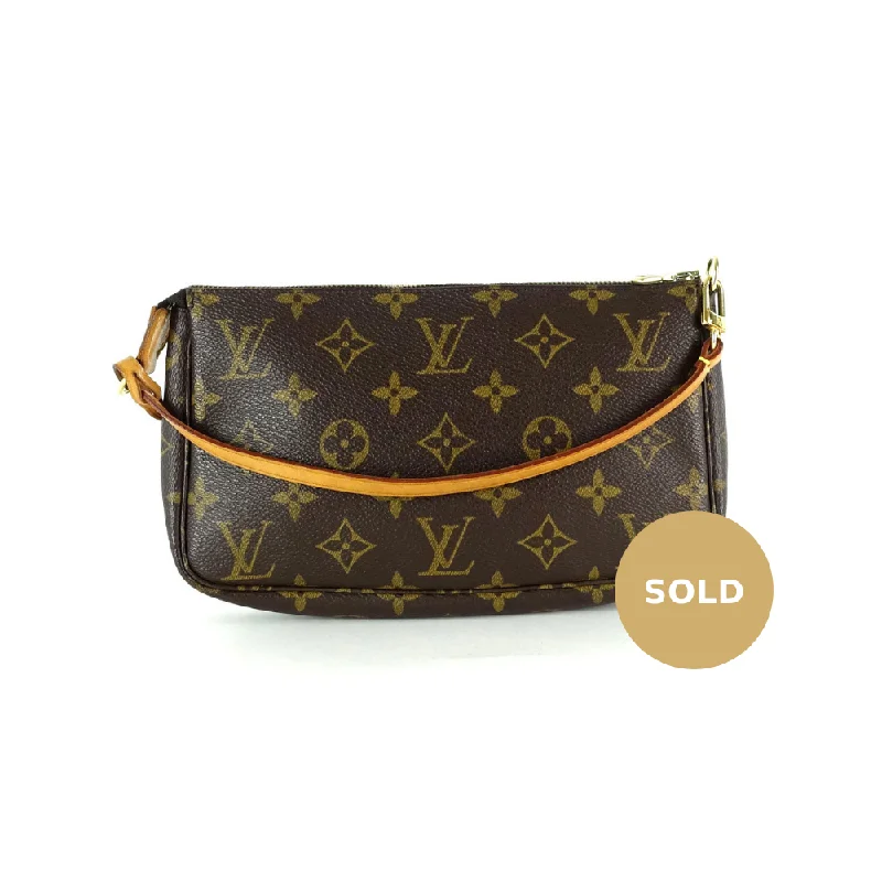 Louis Vuitton bags with a detachable mobile phone holder for conveniencePochette Accessoires Monogram Canvas Evening Bag