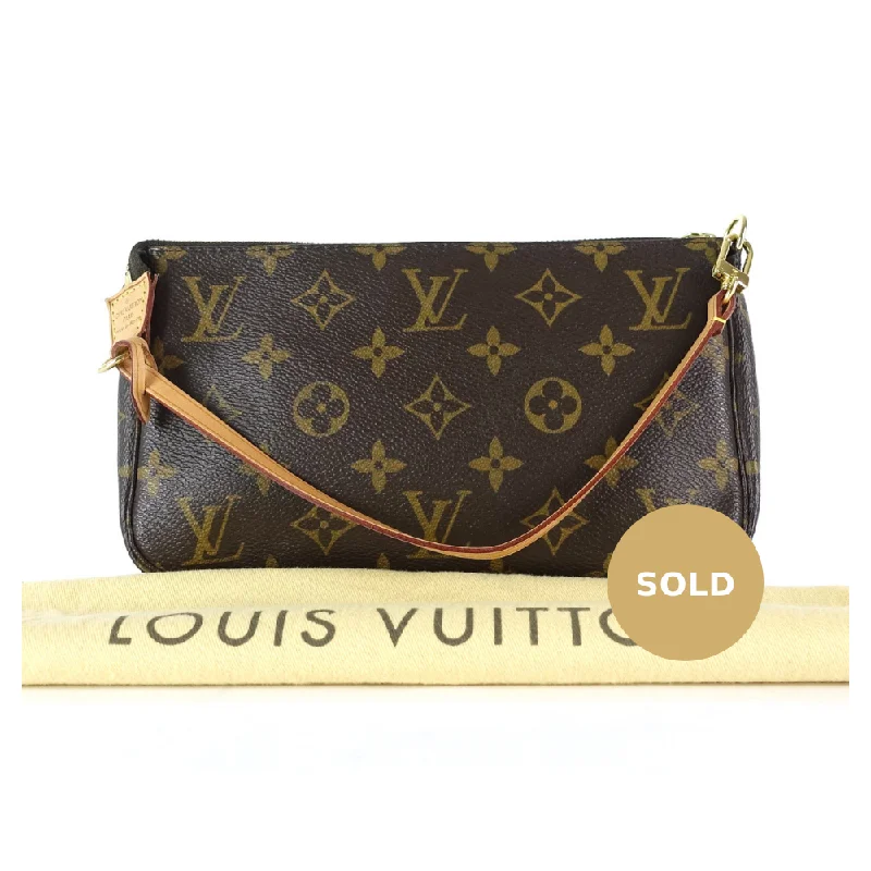 Louis Vuitton backpacks with a padded back panel for comfort during long - wearPochette Accessoires Monogram Canvas Evening Bag