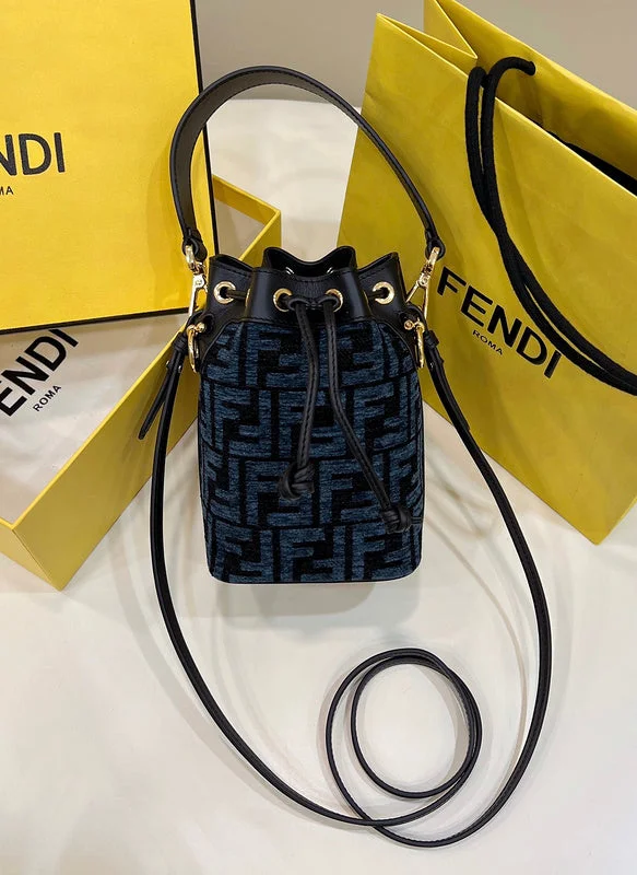 Fendi crossbody bags with a faux fur trim for a warm and stylish winter accessoryWF - Fendi Bags - 972