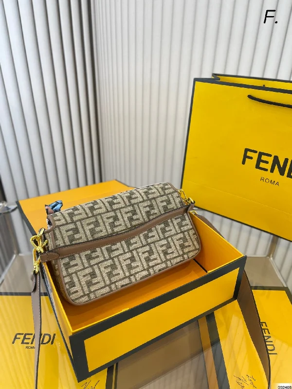 Fendi crossbody bags in a vibrant, neon color for a bold fashion statementNew Lux Bags Fendi 268