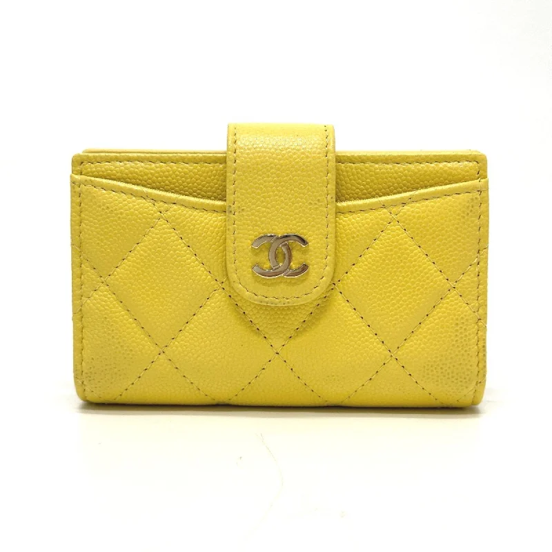 Chanel bags available in bold colors and patternsChanel AP1991 CC Mark Card Case coin purse yellow