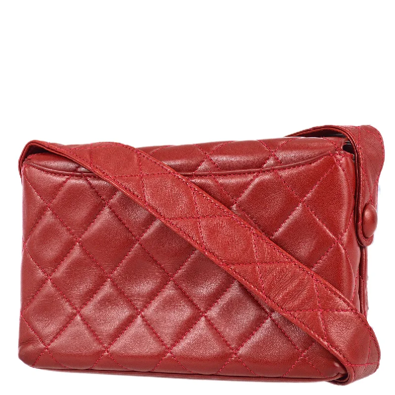 Chanel bags with exclusive seasonal designs and materialsChanel 1994-1996 Full Flap Shoulder Bag Red Lambskin