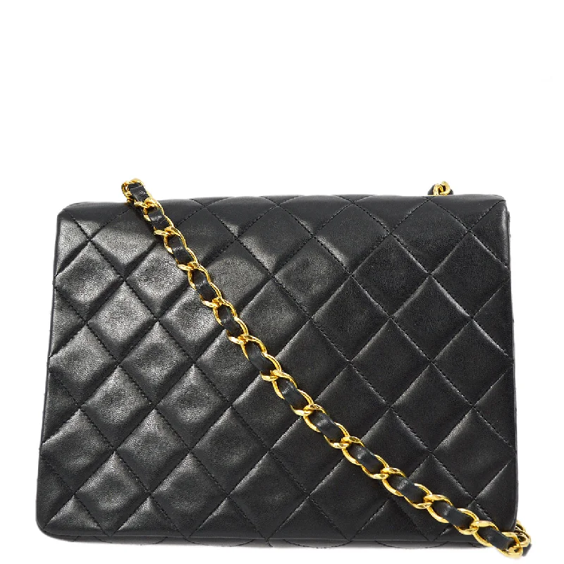 Chanel bags that pair perfectly with any outfitChanel Black Lambskin Classic Square Flap Shoulder Bag 20