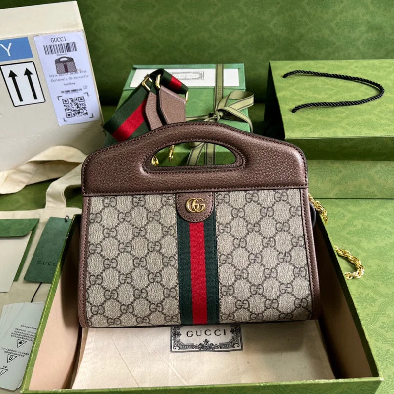 Women Gucci crossbody bags with a woven leather strapBC - GUCCI BAGS - 1688