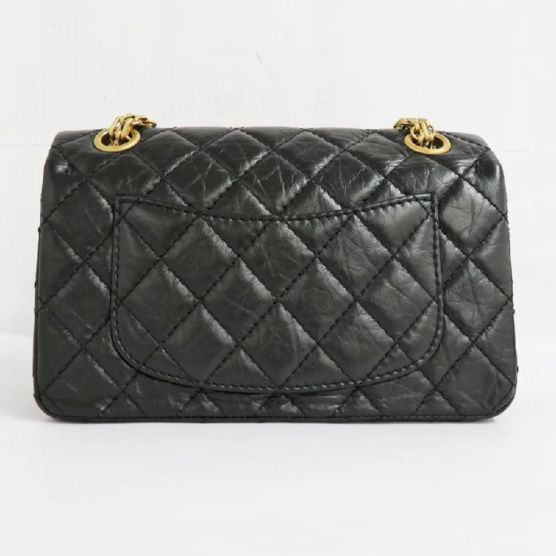 Chanel Medium Tote Bag for Office LadiesCHANEL 2.55 Flap Bag Chain Sder Bag AS0874 Black G   S Black GD Tools Leather