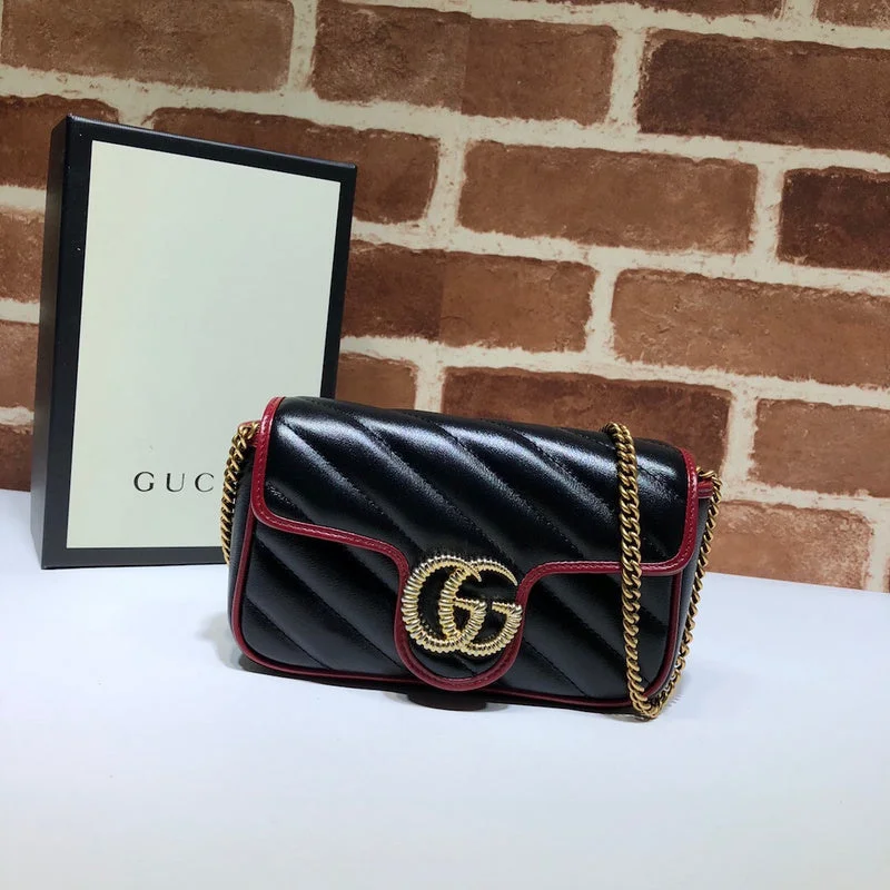 Gucci handbags for women with a metal - framed claspWF - Gucci Bags - 3053