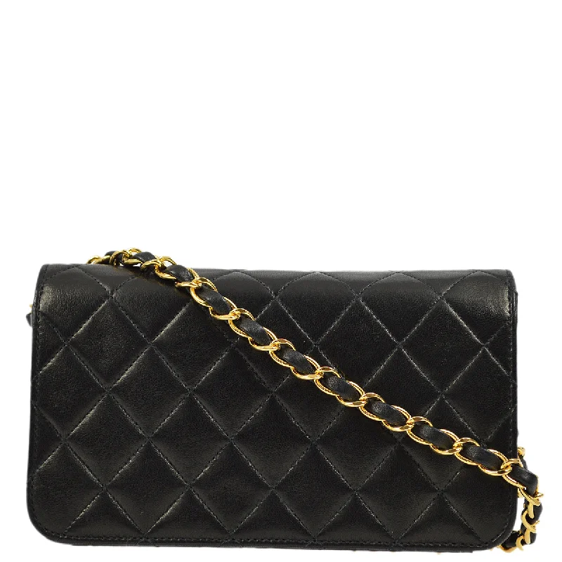 Chanel bags with classic and elegant designsChanel 1996-1997 Lambskin Pushlock Mini Full Flap Bag