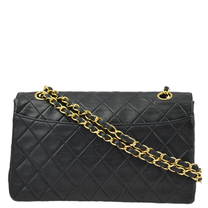 Chanel Limited Edition Handbag for CollectorsChanel Black Lambskin Single Flap Shoulder Bag