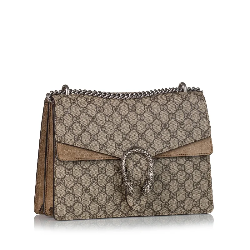 Gucci handbags for women with a back - zip pocketGucci GG Supreme Dionysus (35378)