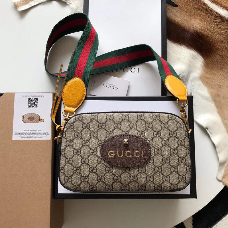 Women Gucci crossbody bags with a woven leather strapWF - Gucci Bags - 3002